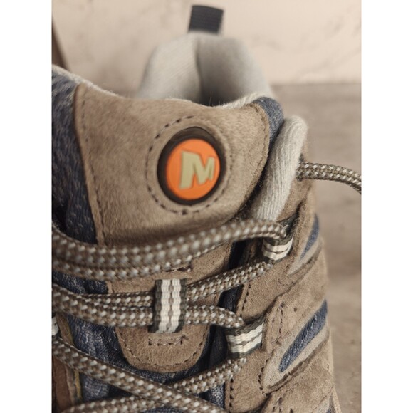 Merrell Moab Ventilator Hiking Shoes Womens 7.5 Low Top Vibram Smoke Grey - Picture 8 of 9